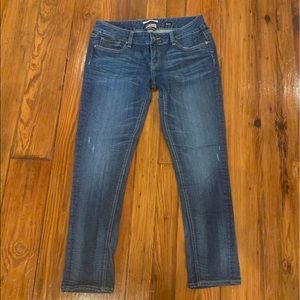 Express ReRock Skinny Jeans